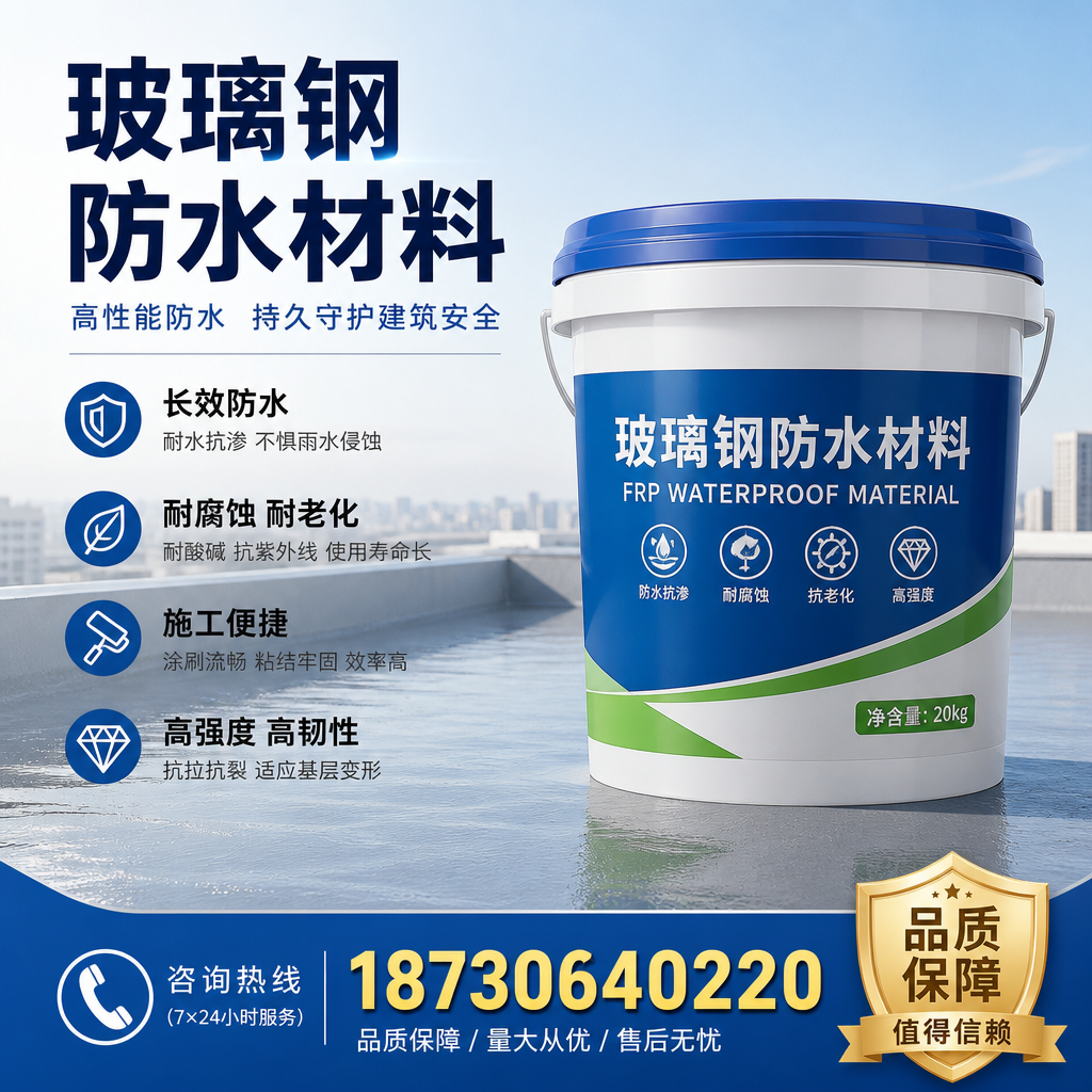 专家解析：玻璃钢防水材料的市场前景分析在 莆田